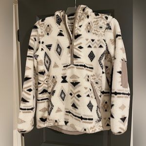 The North Face fleece quarter zip